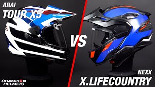 Arai Tour X5 VS Nexx X.Lifecountry | Which Helmet Should You Choose?