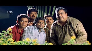 Sadhu Kokila and Doddanna Helps Lovers to Escape | Super Comedy Scene from Sogasugara Kannada Movie