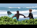 kelly slater and friends surfing at haleiwa 4k raw