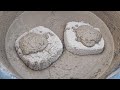 ASMR: New Video ▶️ Grainy White Cement Crumbling in Water 💦 Extremely Satisfying #satisfying