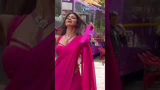 'Barbie-Core': Shilpa Shetty Sports Hot Pink Saree With Gloves | #shorts N18S
