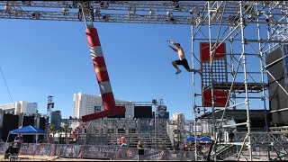 Joe Moravsky American Ninja Warrior 2018 - Vegas Finals Stages 2 and 3 Course Testing!