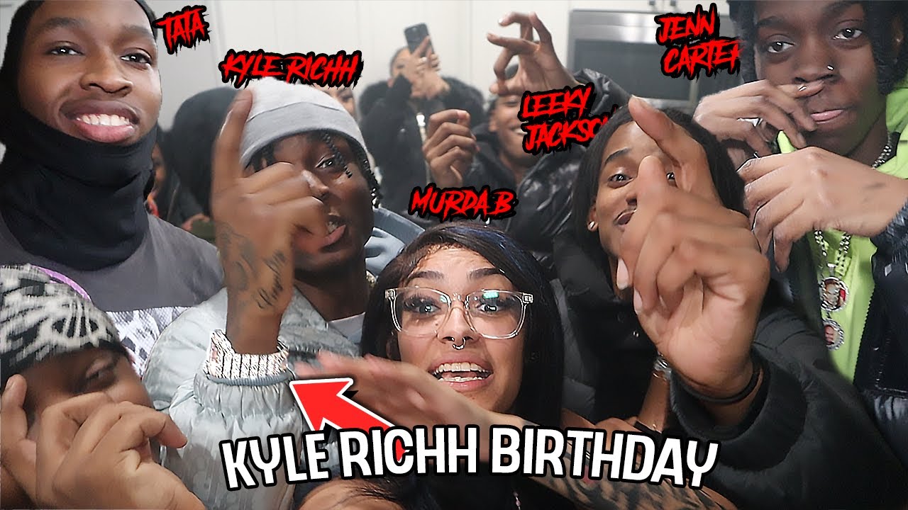 Crashing A NYC Drill Rappers BIRTHDAY PARTY Ft. Kyle Richh, Jenn Carter ...