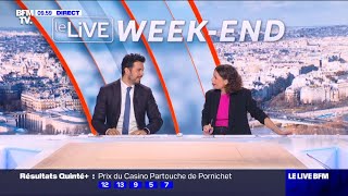 BFMTV | Début • Le Live week-end - Sami Sfaxi & Chloé Giraud — samedi 19 août 2023