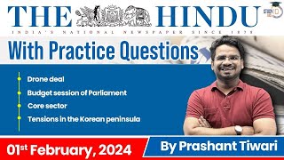 The Hindu Analysis by Prashant Tiwari | 1 February | Current Affairs Today | StudyIQ