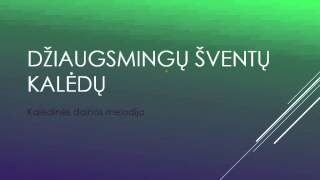 Džiaugsmingų šv  Kalėdų-dainos melodija-6kl