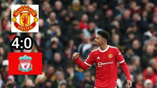 Manchester united vs Liverpool skit 4:0 Higlights