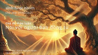 Tâm sự cùng người bạn đồng tu