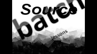 batch tutorial parameters (tut 5)