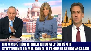 Breaking: ITV GMB's Rob Rinder Shuts Down Ed Miliband in Heated Heathrow Showdown!