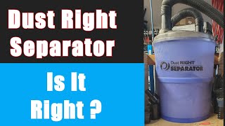 Rockler Dust Right Separator  - Is It Right?  3 Year using it review