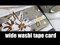 wide washi tape card | Altenew release & Giveaway