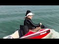 crazy boats super small but very flexible rushwave boat mini jet ski all electirc