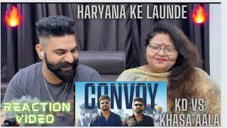 Reaction on | Convoy ( Kafila ) - Music video | Khasa Aala Chahar, KD Desi Rock | Deepesh Goyal