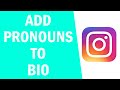 How To Add Your Pronouns On Your Instagram Profile