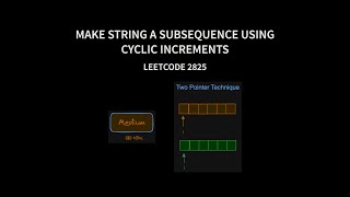 Make String a Subsequence Using Cyclic Increments - Leetcode 2825 - Java