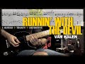 Runnin with the Devil | Guitar Cover Tab | Guitar Solo Lesson | Backing Track w/ Vocals 🎸 VAN HALEN