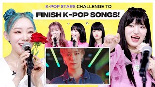 Can Kpop Group finish the lyrics of ASTRO, BTS \u0026 SNSD? l FLC l BILLLIE
