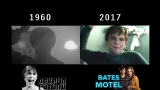 Bates Motel (2017) VS Psycho (1960) Side by Side Shower Scene