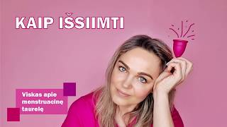 GentleDay.lt: Kaip išsiimti menstruacinę taurelę?