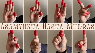 Bharatanatyam Basic Episode 6: Asamyukta Hasta Mudras | Single Hand Gestures with Meaning & Shloka