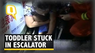 Another Escalator Accident Involving A Toddler Rattles China