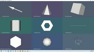 VTK Example - GeometricObjectsDemo - CSharp