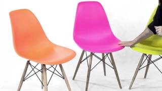 Replica Eames DSW Side Chair Plastic From Matt Blatt   YouTube