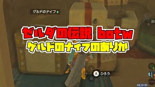 ゼルダの伝説botw ゲルドのナイフのありか