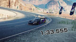 [Asphalt 9] Traque - émeute : Apollo IE (5⭐) 3874 rang | 1:33.555 | Le Goulet