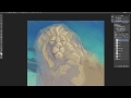 speed paint photoshop cecil the lion