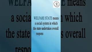 Meaning of the term Welfare State | Adv Melisa Rodrigues