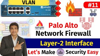 Day 11 | Layer-2 Port and VLAN on Palo Alto Firewall | Master Paloalto Networks