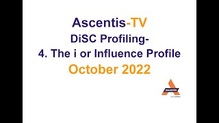 ATV DiSC Profiling- 4. The i or Influence profile