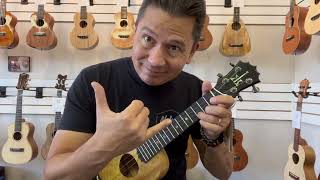 KoAloha KCM-10RP-MG Royal Pikake Mango Concert Ukulele Demo/Review at Aloha City Ukes