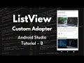 ListView with Custom Adapter - Social Media App Design