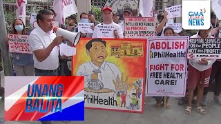 Legalidad ng paglilipat ng PhilHealth ng pondo sa National Treasury, tinalakay... | Unang Balita