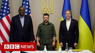Россия терпит неудачу в своих военных целях, заявил Энтони Блинкен после визита в Украину - BBC News