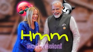 Aisi Choti Moti Gaadiyo Me Nahi Bethungi | Modi x Meloni Song  | Hmm Song