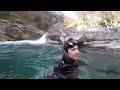 canyoning in gorge du loup