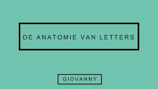 De anatomie van letters