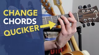 Change Between Barre Chords and Open Chords EASILY on Guitar