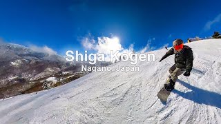 Nagano Shiga Kogen Snowboarding  @NideckerSnowboards   @insta360  #supermatic #insta360x3