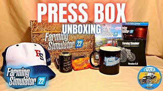 FARMING SIMULATOR 22 UNBOXING! - Press Box - Collector's Edition