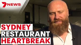 COVID CRACKDOWN | Emotional restaurant owner in tears over Sydney police actions \u0026 lockdown | 7NEWS