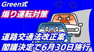 【道路交通法違反　6月30日施行決定！】【煽り運転】速報通りの一発免許取り消しの厳しい処分となります！