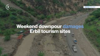 Weekend downpour damages Erbil tourism sites