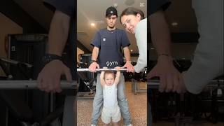 Rustyn's Love for the Gym 💪✨ #rustyn #gym #family #cute #funny