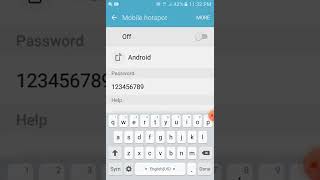 how disable / enable hotspot in android