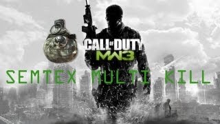 Modern Warfare 3 One Grenade 4 Kills (Semtex Multi kill)